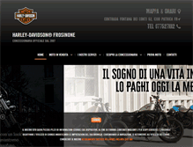 Tablet Screenshot of hdfrosinone.com